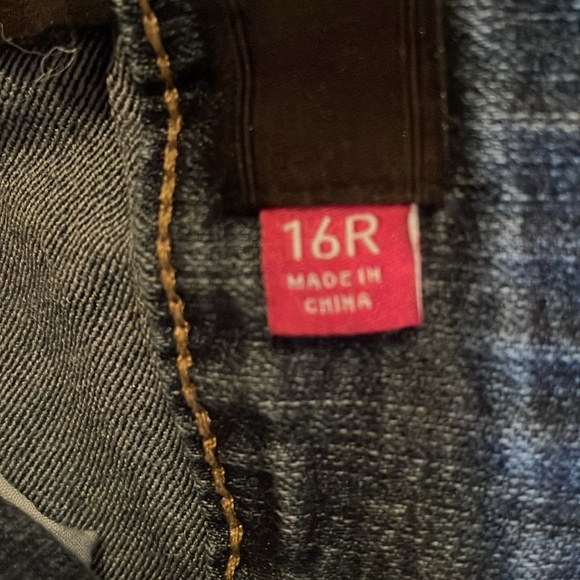 Size 16 regular length skinny blue jeans - Picture 4 of 5